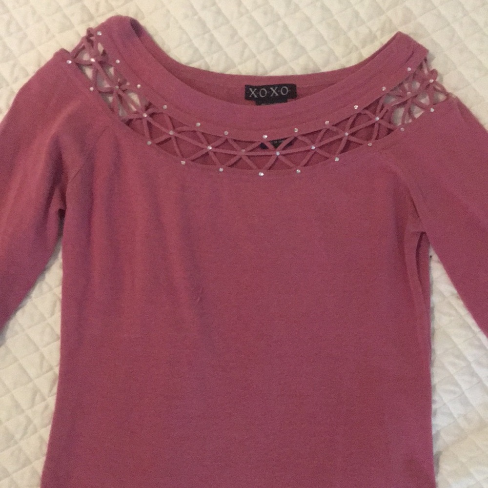 Pink Sparkly Top